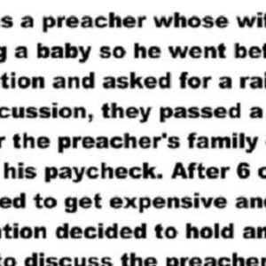 Chuckle Of The Day – The Pastor’s Wife Was Expecting A Baby.