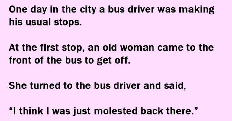 A BUS DRIVER WAS MAKING HIS USUAL STOPS. WHAT FOLLOWS NEXT WILL MAKE YOU LAUGH SILLY.