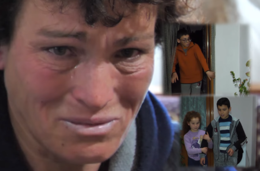 Lotët e një nëne që kërkon ndihmë, dy fëmijët e saj po humbin dritën e syve