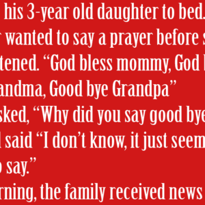 Father Was Horrified When His Daughter Said This During Her Prayer