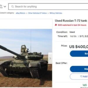 EPIKE! Ukrainasit ‘shesin’ tanket ruse në eBay: I përdorur, por funskional