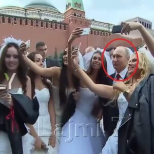 Pas gjitha problemeve/ 12 nuse të sapomartuara cmenden pas presidentit Rus Putin, ata ndalojn dhe..(VIDEO)