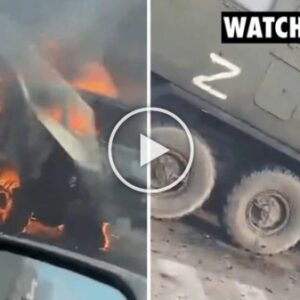 “Pamjet tregojnë automjete ushtarake ruse të shkatërruara në Aeroportin Ndërkombëtar Kherson.”/VIDEO