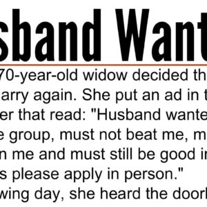 A Lonely 70-year-old Woman Wan't to Marry Again - Hilarious Story