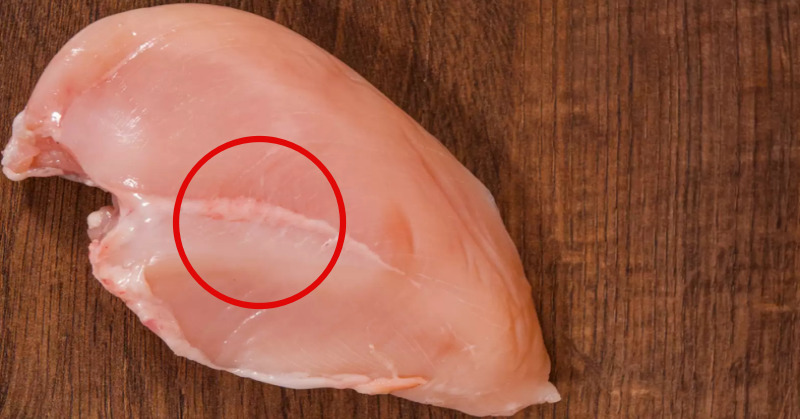 If you see these white lines on chicken meat, think twice about eating it!