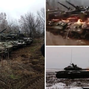 VIDEO/ Ukrainasit bëjnë “shkrumb e hi” 64 milionë dollarë tanke ruse