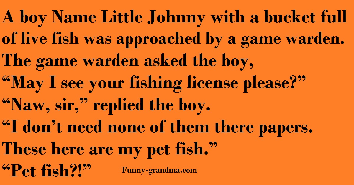 A Young Boy Was Caught Fishing By A Game Warden