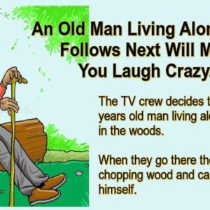 An Old Man Living Alone.