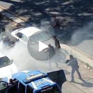 Shqiptari tmerron policin Italiane, momenti kur policia përdor gjith forcen për ta arrestuar (VIDEO)