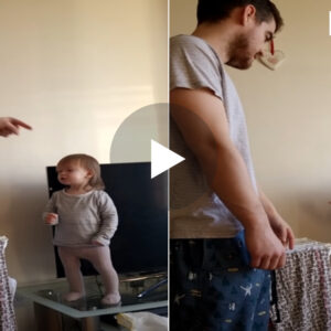 Përplasje mes babait dhe vajzes 15 muajshe, Ky reagim i voglushes pushton rrjetin social ..(VIDEO)