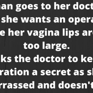 A woman goes to her doctor