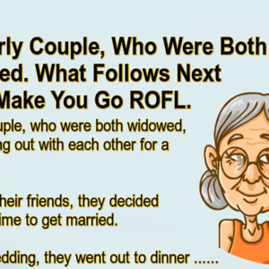 An Elderly Couple, Who Were Both Widowed
