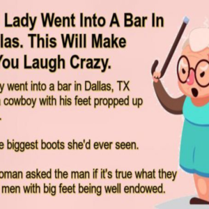 An Elderly Lady Walked Into A Dallas Bar