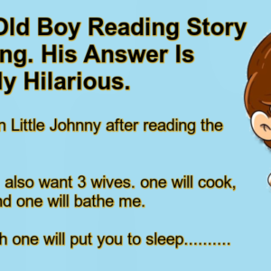 A 5 Year Old Boy Reading Story Of A King.