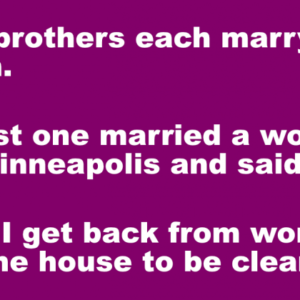 Three brothers each marry a woman.