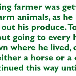 A Retiring Farmer Sell His Farm Animals