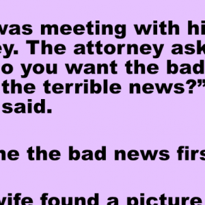 A guy was meeting with his attorney.