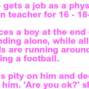 Blonde Physical Education Teacher