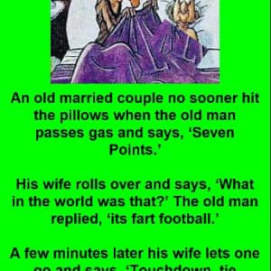 An Old Man Breaks Wind In Bed And Starts A Farting Contest With His Wife