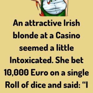 A attractive Irish blonde
