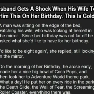 Husband Gets A Shock When His Wife…