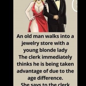 Joke of the day: old man walks into a jewelry store 122214029120098781
